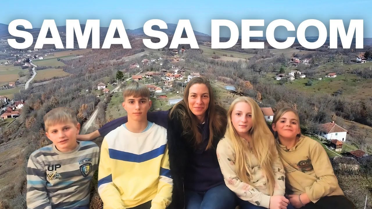 Sama sa četvoro dece u Srbiji – Napustila Švajcarsku za novi život! (Subtitles)