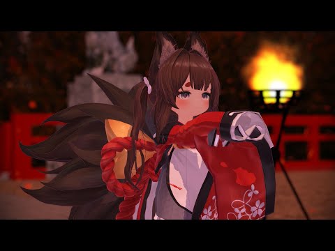【MMDアズレン】上弦の月【天城ちゃん】