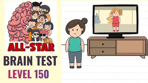 Brain Test All Star Level 150 | She must do her morning exercise | Walkthrough