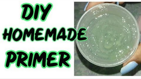 Make MAKEUP PRIMER AT HOME-EASY/DIY MAKEUP PRIMER / homemade primer/homemade makeup primer