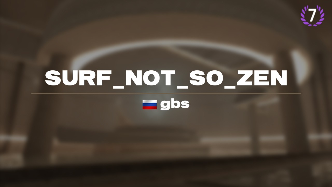 surf_not_so_zen CS2 WR 