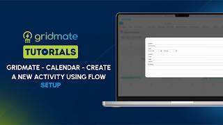 Calendar - Create A New Activity Using Flow