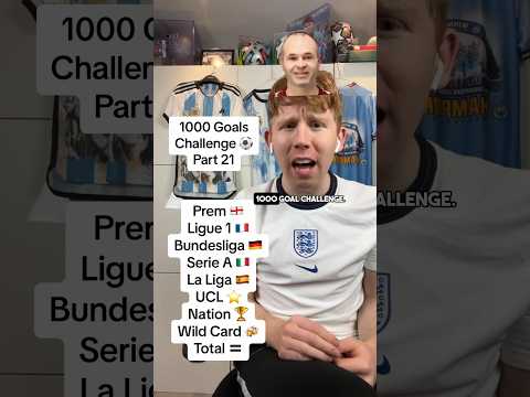 1000 Goals Challenge ⚽️ - Part 21 #shorts