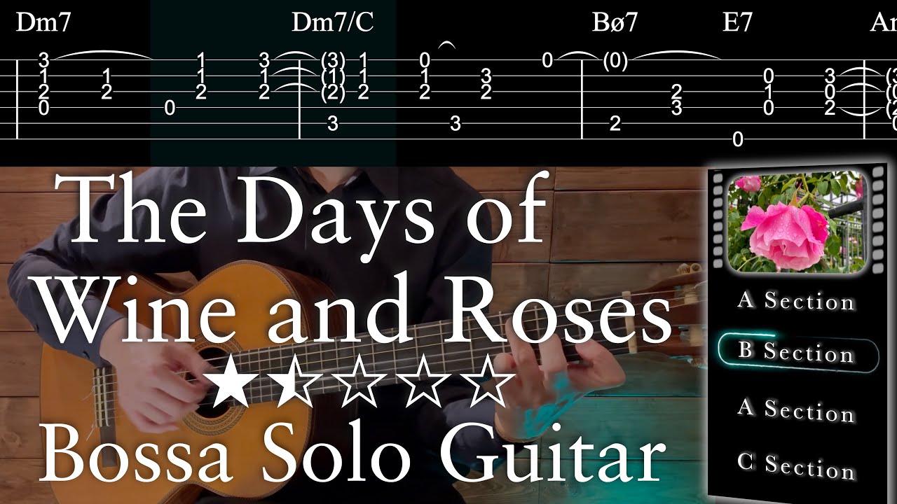 The Days of Wine and Roses – Bossa Nova Fingerstyle Guitar Solo 🌿 - YouTube