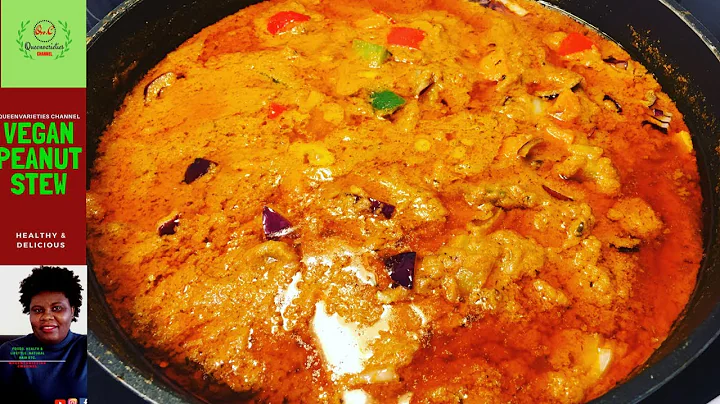 VEGAN PEANUT STEW RECIPE (GROUNDNUTS SAUCE)|AFRICAN NIGERIAN VEGETARIAN RECIPE