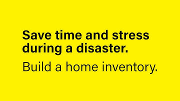 Creating a home inventory