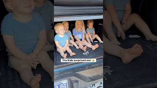 I did not expect to see that in my Trunk! 🤣. The kids gave me a big laugh! #dad #mom #triplets