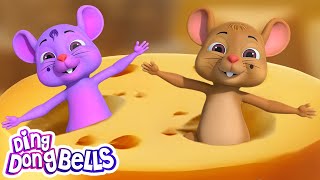 दो चूहे थे | Do Chuhe The Mote Mote |Hindi Nursery Rhymes for Toddlers| Hindi Balgeet #dingdongbells by Ding Dong Bells 107,461 views 1 month ago 2 minutes, 36 seconds