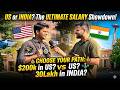 $200K in US vs ₹30L in India 😳 Salary, Job & Real Life Truth 🇺🇸 #usa #india #tech #immigration