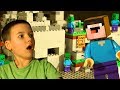 Лего НУБик Голова Кубик, КОСТЯ и Борька - Анимация LEGO Minecraft