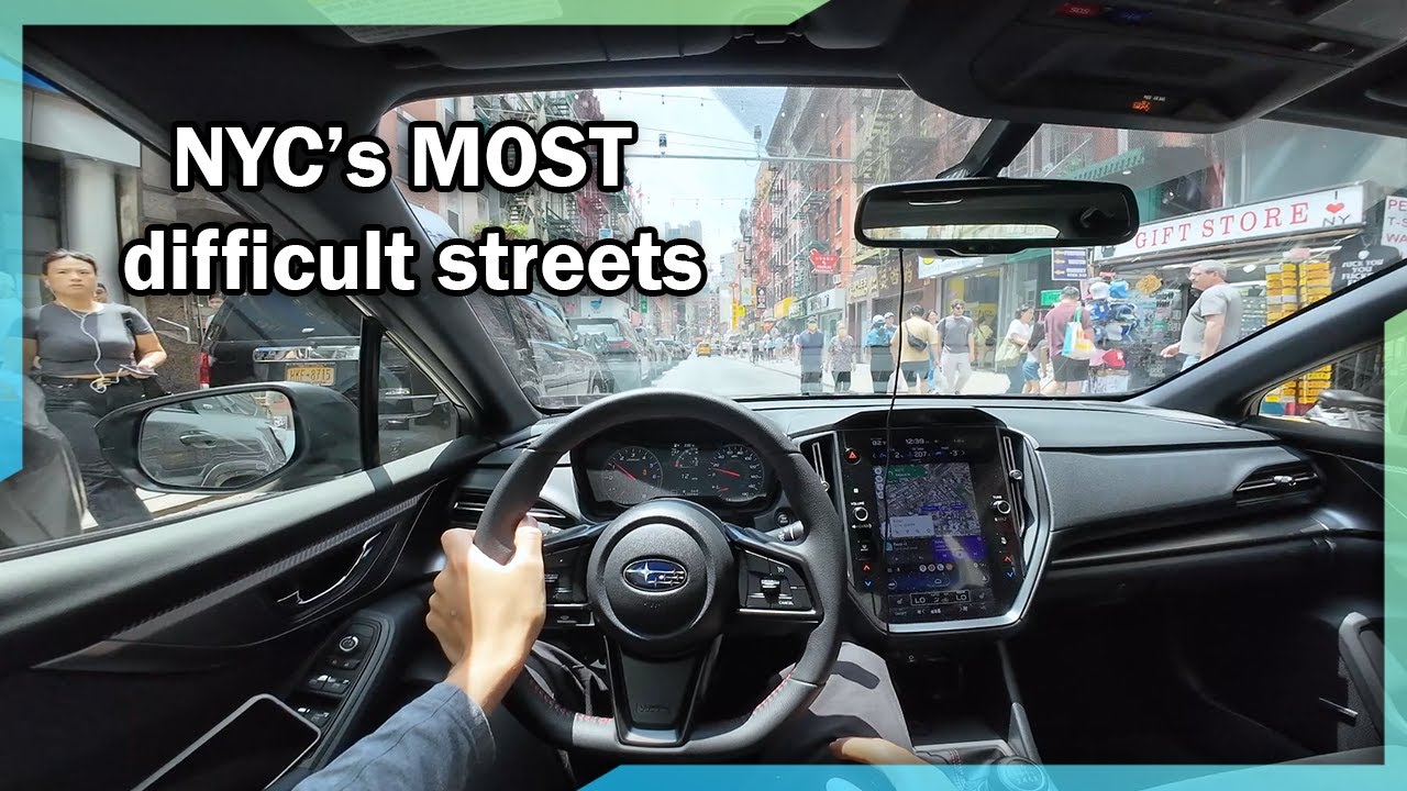 Как водить по САМЫМ сложным улицам Нью-Йорка (с точки зрения водителя) (6-ступенчатая механика)