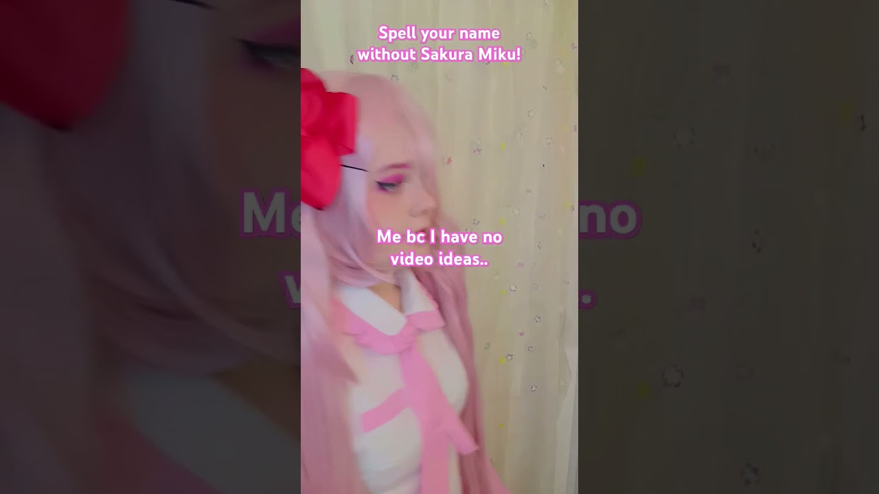 I was scrolling through all the audios 😭 #trending #cosplay #miku #hatsunemiku #mikucosplay #fyp
