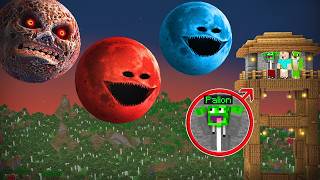 APOKALIPSA KSIĘŻYCÓW vs BUNKIER w Minecraft!