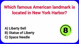 Can You Score 14/14 | 14 Amazing America General Knowledge Questions You Should Know! | USA