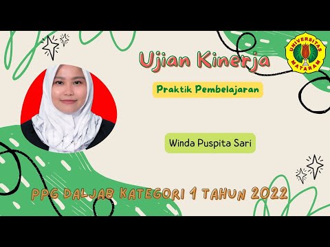 Praktik Pembelajaran Ujian Kinerja Winda Puspita Sari-Universitas Mataram