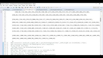 A Complete Java Shooting Aliens Game