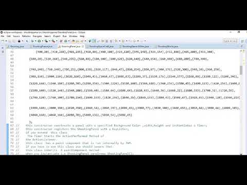 A Complete Java Shooting Aliens Game