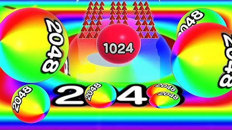Best Mobile Game 👍👍 Ball Run 2048 // Gameplay walktrough android iOS