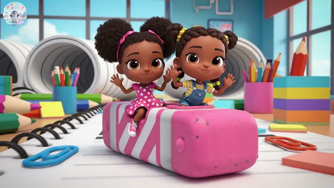 Tiny People, Big World 🌍 | Cute 3D Chibi Song for Kids