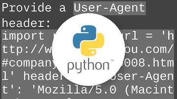 How to use Python requests to fake a browser visit a.k.a and generate User Agent?