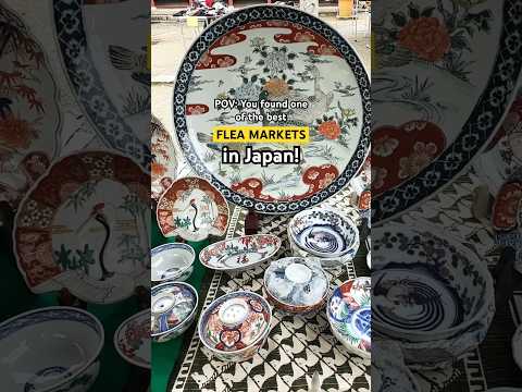 POV You Found One Of The Best FLEA MARKETS In Japan 