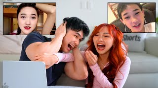 reacting to our OLD YOUTUBE VIDEOS...