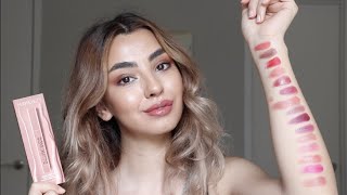 HUDA BEAUTY Demi Matte Cream Likit Ruj || 15 Renk denedim