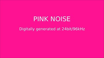 Pink Noise HQ Audio