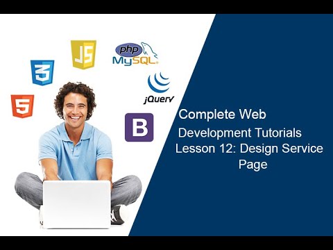 Complete Web Development Tutorials (Lesson 12: Design Services Page ...
