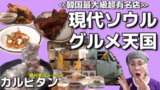 【韓国最大級】グルメ天国超有名店巡り！熱々のカルビタンにたどり着いた≪現代ソウル≫
