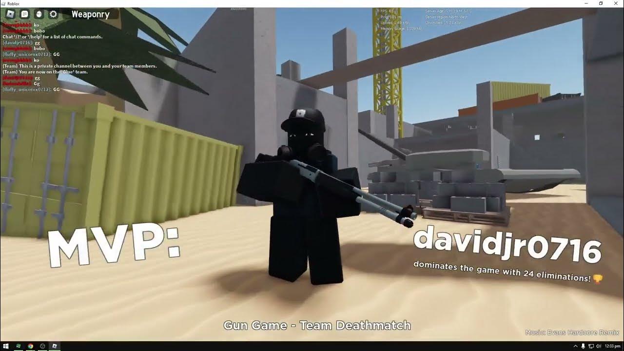 Classic GUNGAME WEAPONRY ROBLOX YouTube