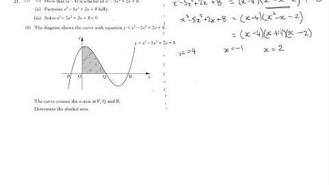 Q21 Paper1 2012 SQA Higher Mathematics Past Paper