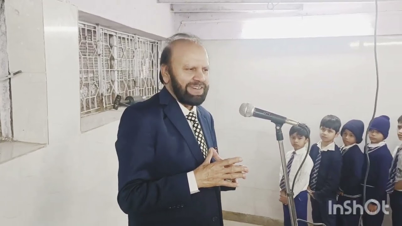 A k Bajpai Visited in vision public school students inspire on this programme 🌹