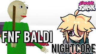 Fnf Baldi Nightcore Friday Night Funkin Vs Baldi Brighterside Mod