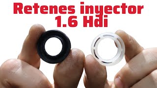 1.6 Hdi How to change and install injector seals. TUTORIAL. Berlingo, Partner, citroen, peugeot