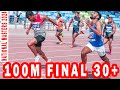 30 year old fastest man  44th national masters athletics championships 2024