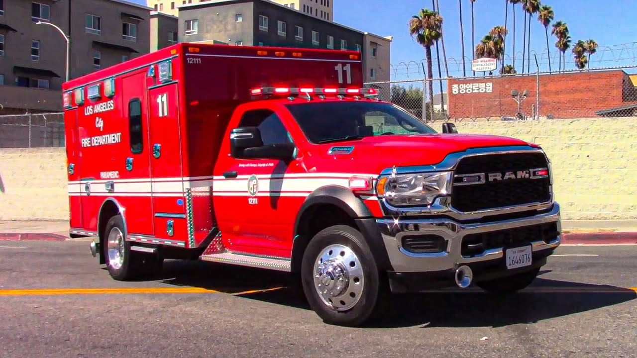 Lafd Tech Rescue Rig LAFD *NEW* Rescue 11 Responding - YouTube