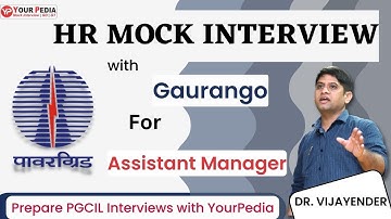 PGCIL HR Mock Interview | Interview questions | PGCIL CSE Interview preparation | Interview Guidance