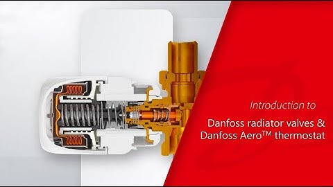 Introduction to Danfoss radiator valves and Danfoss Aveo radiator thermostat animation