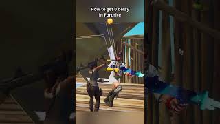 how to get 0 delay in fortnite! 🤩 #fortnite #lollifn