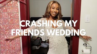 GRWM to crash a wedding 💒 | detroit vlog