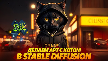 Max Twain - КАК СДЕЛАТЬ КРУТОЙ АРТ С КОТОМ в STABLE DIFFUSION | Макс Твейн | maxtwain