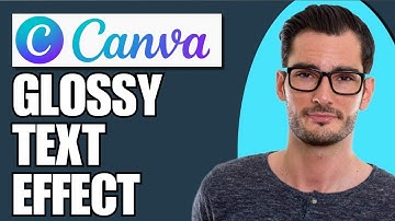How To Create Glossy Text Effect In Canva Tutorial