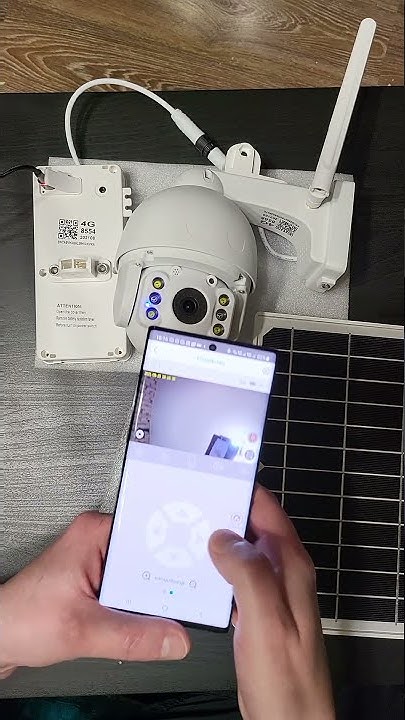 Камера 4G с СИМ-картой солнечной панелью и блоком аккумуляторов ...