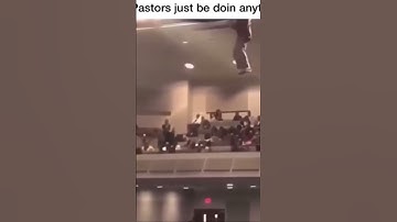 Thumbnail of Flying pastor makes his savage entrance on the stage #wtfmoment #vforviral #pastor #savage #swag