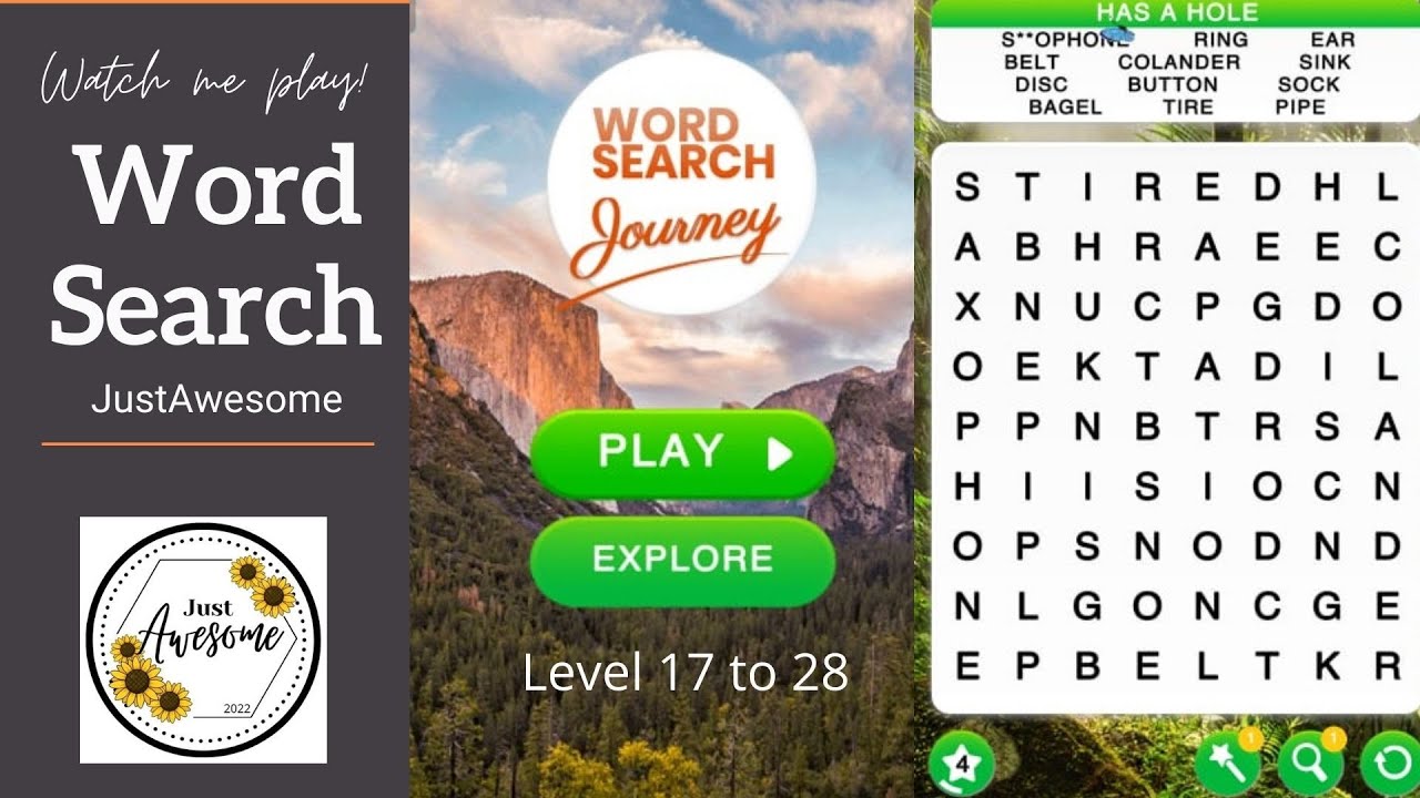 Watch me play Word search journey Word search journey level