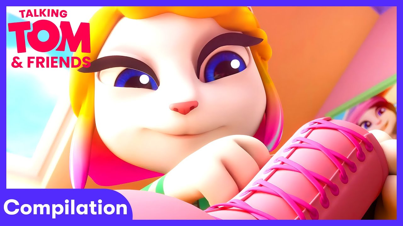 Talking Tom - Fast i stöveln! Skodrama | Barnfilm | WildBrain Regnbågsbron