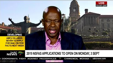 2019 NSFAS applications open on Monday