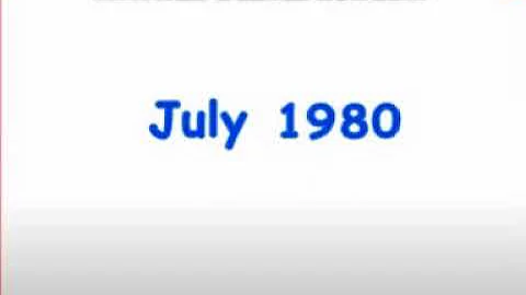 Starfall Calendar: July 1980 Title Card.