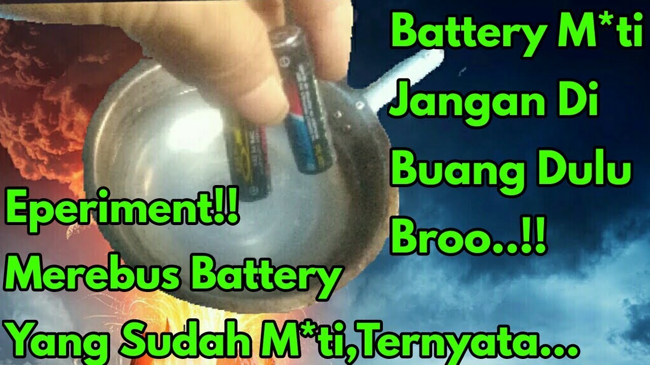 CARA MENGHIDUPKAN BATTERY YANG SUDAH MATI 